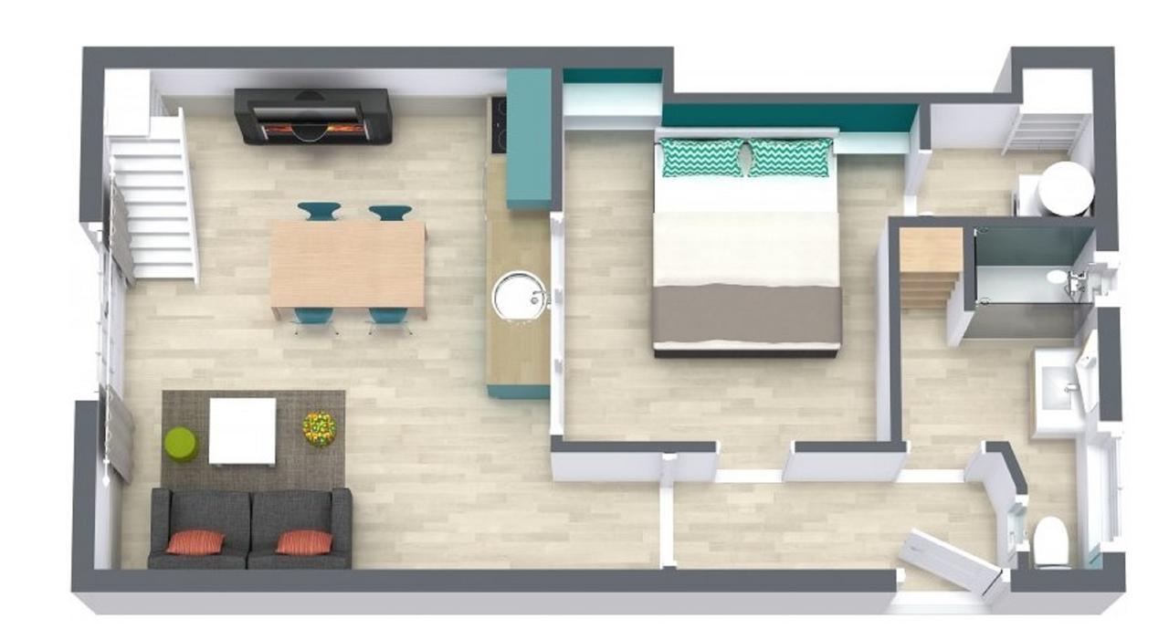 ナントDuplex Bali Hyper Centreアパートメント エクステリア 写真
